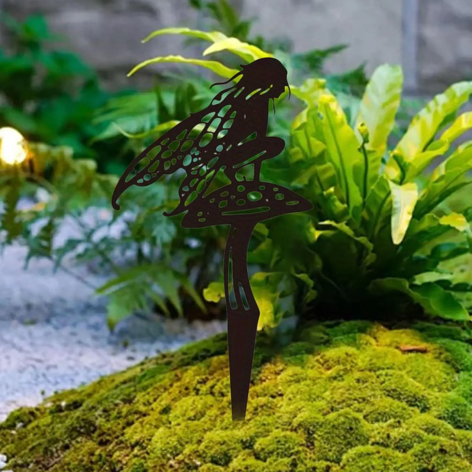 Statue Stakes Iron Decorative Outdoor Garden Stake for Outside Balcony Patio