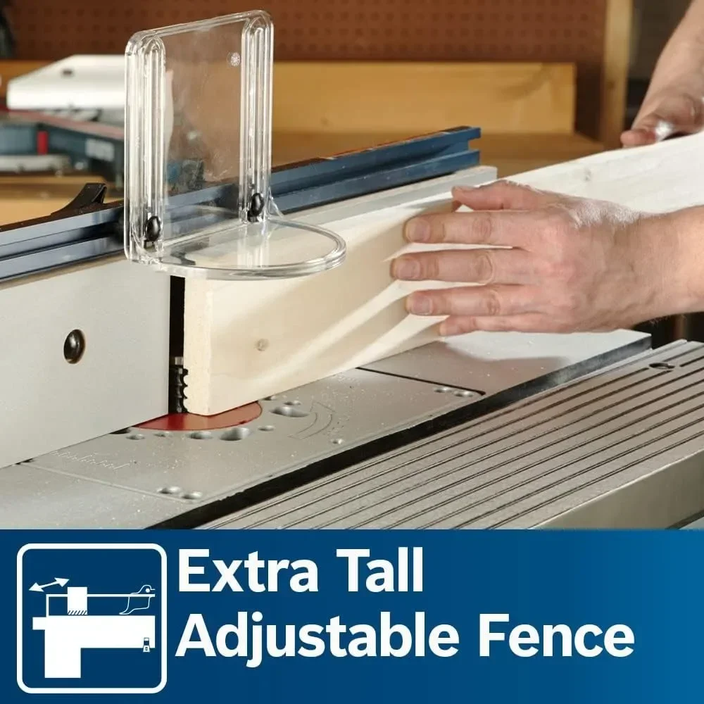 Benchtop Router Table 27 in. x 18 in. Aluminum Top with 2-1/2 in. Vacuum Hose Port 3