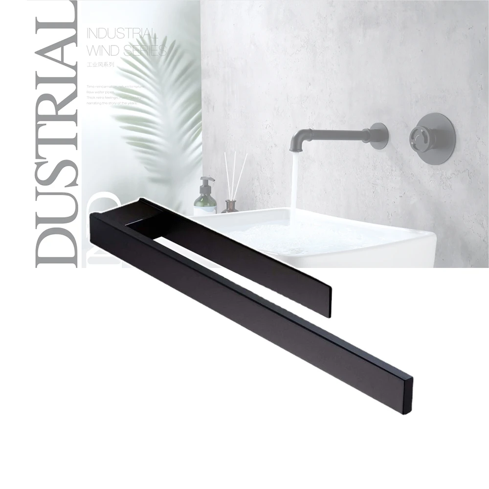 Bathroom Cabinet Shelf Metal No Drill Vanity Furniture Towel Rack Sticking Organizer and Storage Cabinet Side Cloth Hook Holder 4