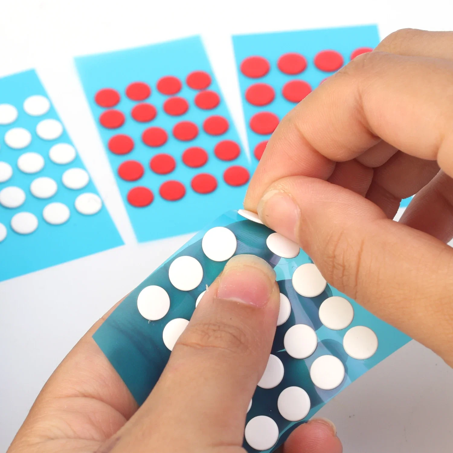 6/7mm Diameter Small Dots Universal Mouse Skates for Logitech Rubberized Mouse Foot Glide Feet Sticker Wear Resistant Mice Skate