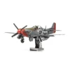 P-51D 3D Metal Puzzle model kits DIY Laser Cut Puzzles Jigsaw Toy 2