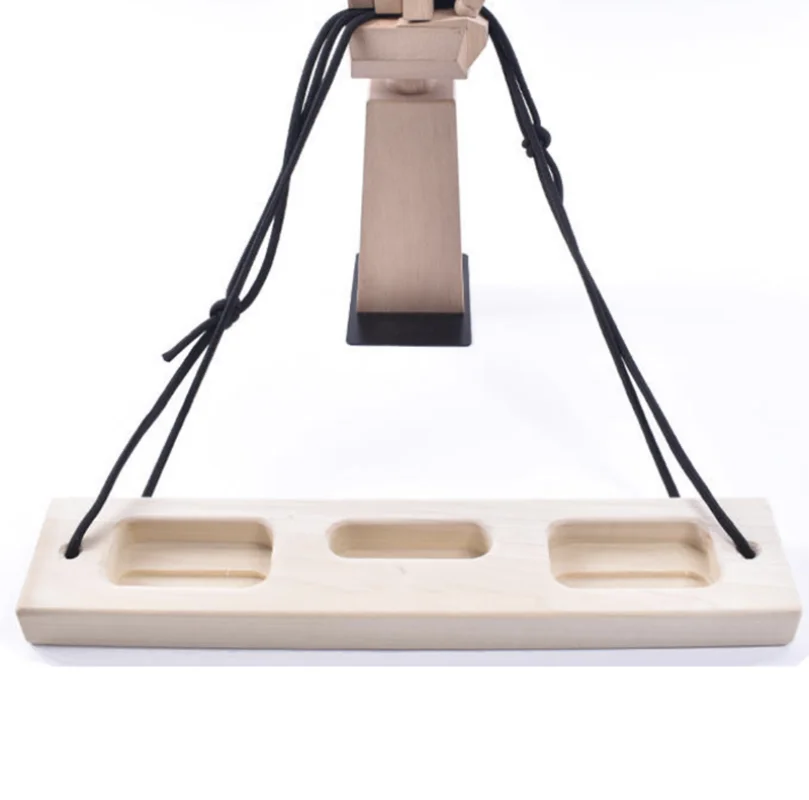 Climbing Fingerboard Climbing Hangboard Strength Training Sports Pull-up Indoor and Outdoor Exercise Equipment Easy to Carry