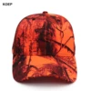 KOEP Jungle Tree Orange Camouflage Cotton Dad Snapback Hat Outdoor Fishing Baseball Cap Hunting Hat KBRT5 3