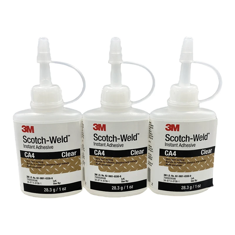 

Hot sale High strength and impact resistance Scotch-Weld Instant Adhesive CA4 for plastics and rubbers