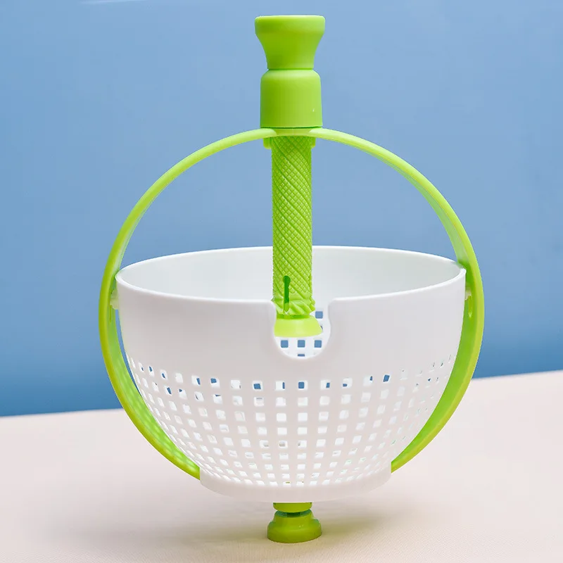 

Vegetable Washing Filter Basket Kitchen Vegetable Washing Tools Rotary Drainer Spin Dryer for Kitchen Tools