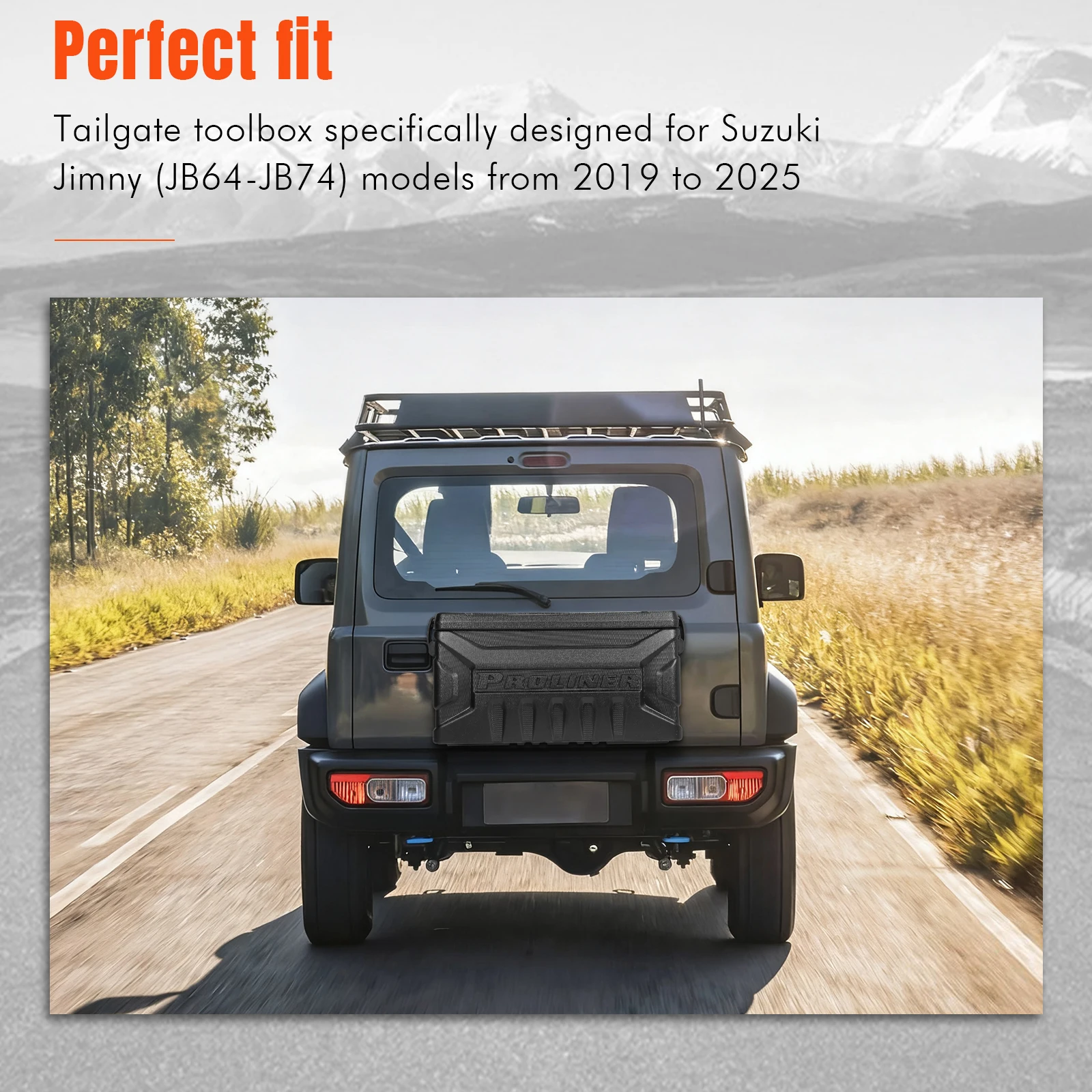 Car Tailgate Toolbox Storage Box for Suzuki Jimny