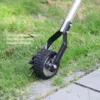 Rotary Lawn Edger Manganese Steel and Stainless Steel Single Wheel Rust Resistant Lawn Edging Cutter Serrated Blade for Garden 4