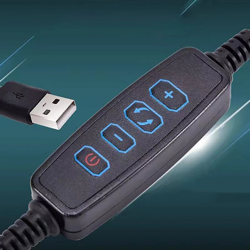 Description Picture 6 of item1.5M USB 5V LED Tri-color Dimming Color Switch Cable Dimmer 4-Key Controller 2CH For Low Voltage LED CCT Bicolor Light