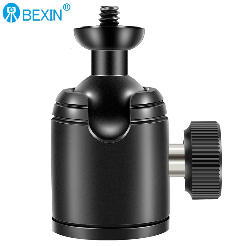 BEXIN Aluminum Alloy Mini Convenient Spherical Head 360 Degree Rotating Tripod Video Panorama Head Photographic Accessories tripod ball head