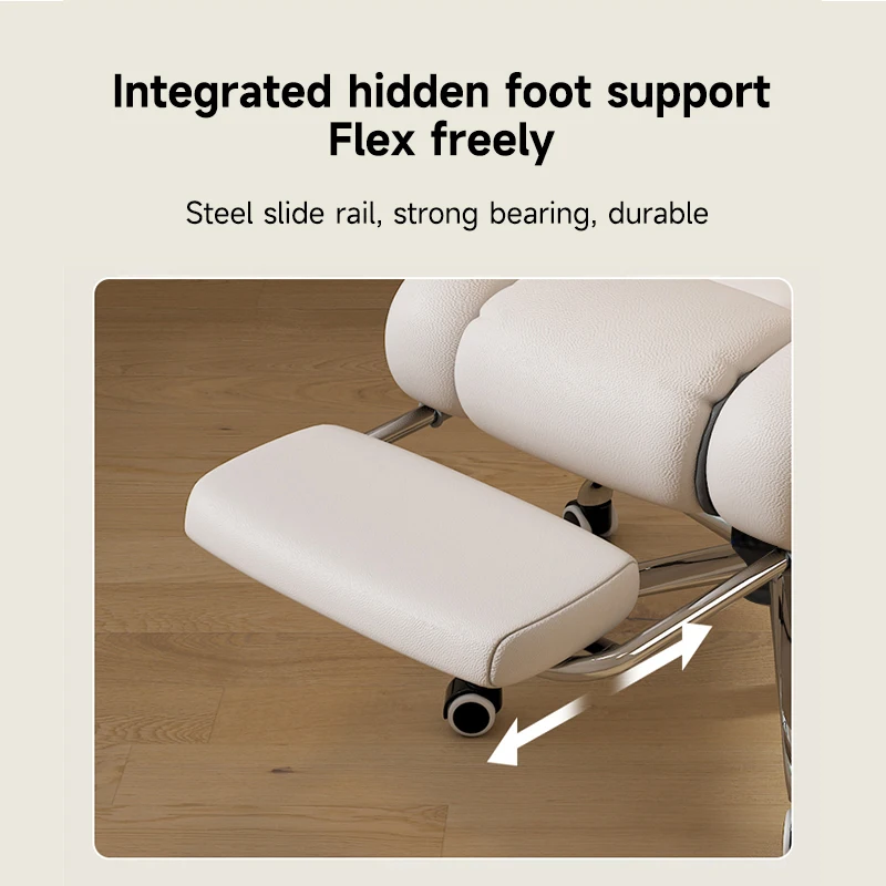 Executive Office Chair Reclining with Footrest Ergonomic Computer Desk with Lumbar Support Big and Tall Home High Back Gaming 6