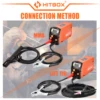 HITBOX Cutter Welding Machine 2 in 1 ARC MMA TIG-lift Welder ARC200D MINI IGBT Inverter LED Digital Display Protable For Home 6