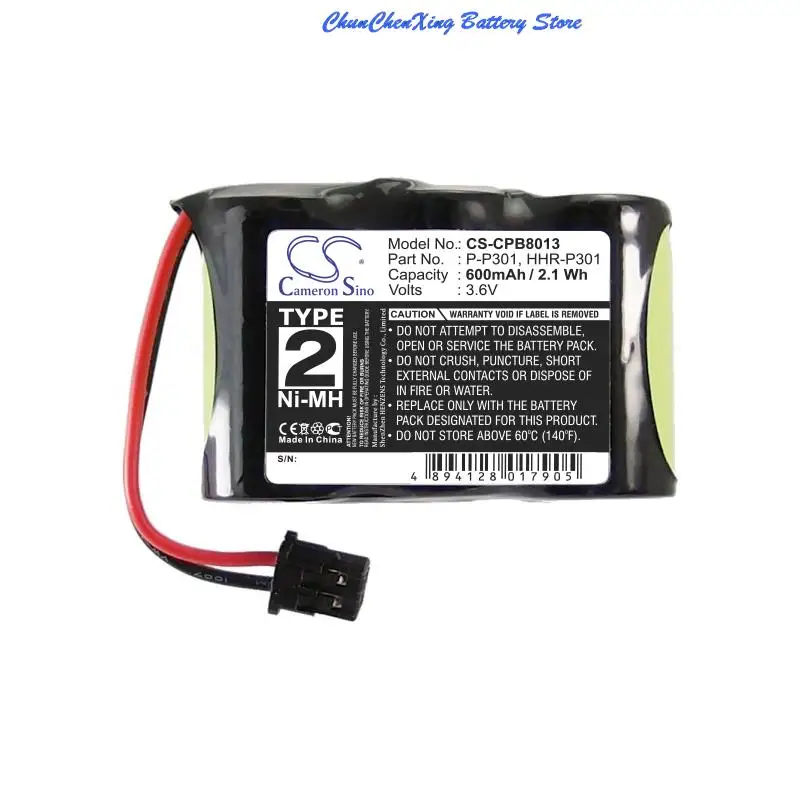 Batteria Orangeyu 600Mah Per Telefono Mate Sl4,Sl5, Per Panasonic T150W,T180W,3807,T3880,T3910, Per Samsung Spr-6000, Per Ge 29519A