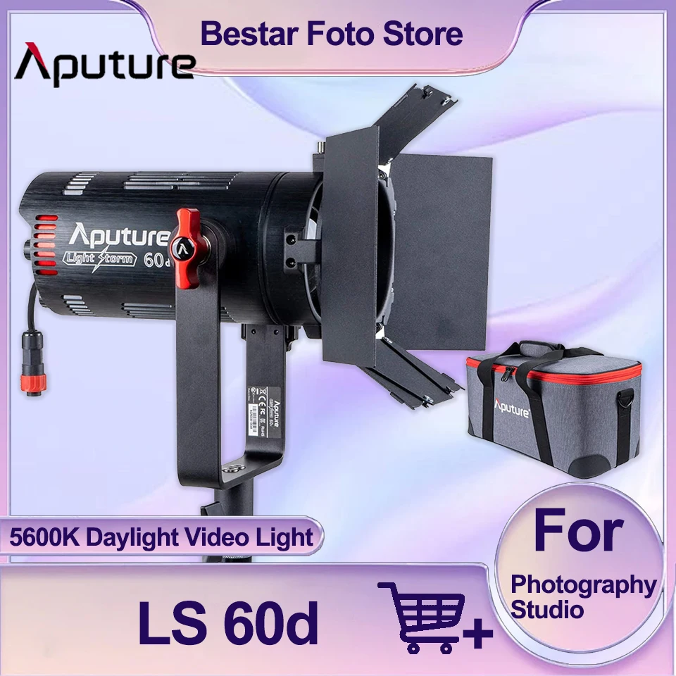 

Aputure LS 60d 5500K Daylight LED Video Light IP54 Waterproof APP Control Photography Light for Studio CRI≥95 TLCI≥95