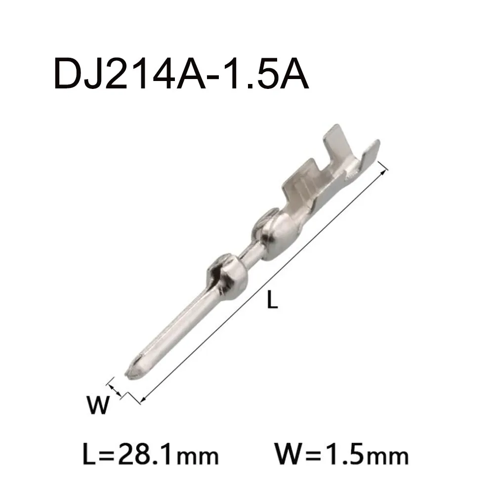 1000ks DJ224-1.5A terminálu konektor mosaz špendlík vodotěsný postroj terminálu kabel nástrčkový