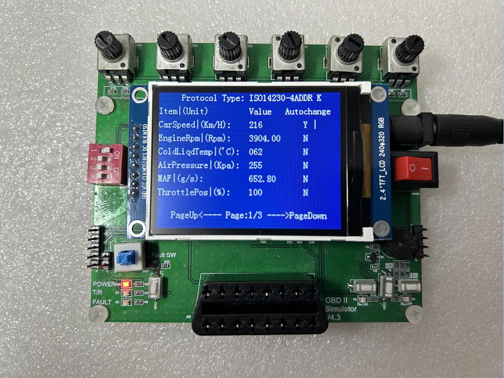  OBD ùķ/ECU ķ, 0.96 ġ OLED ũ , J1939