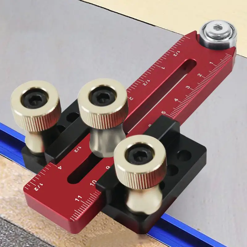 Woodworking Thin Rip Jig Guide - Aluminum Alloy Fence For Table Saws, Routers, Milling Machines (14x7x4.8cm) - View #4