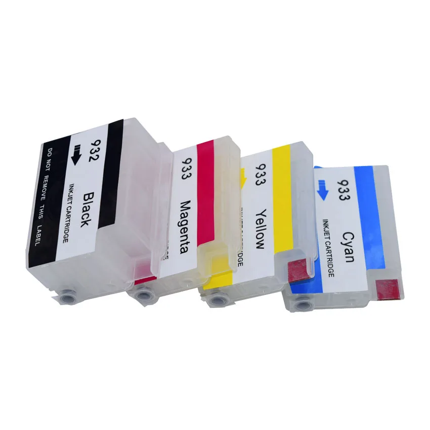 

Refillable Ink Cartridge With Auto Reset Chip For HP 932 933 932XL Officejet 6100 6600 6700 7110 7610 7612 7510 7512 Printers