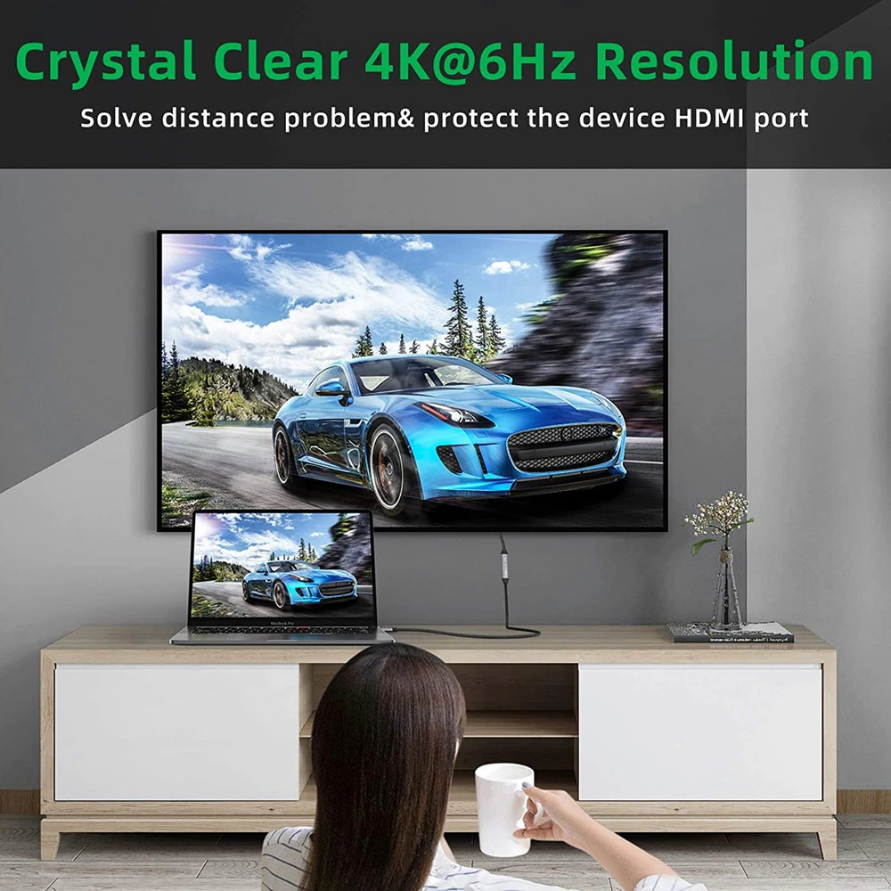 USB C Cable 3.1 Gen2 10Gbps Extension Type C to PD 100W QC4.0 3.0 5A Fast Charging For MacBook Pro 4k 60Hz Video
