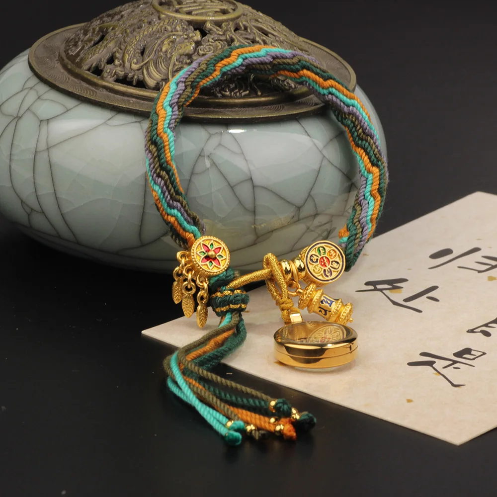 Handcrafted Protection And Blessing Bracelet, Traditional Asian Culture With Healing Energy