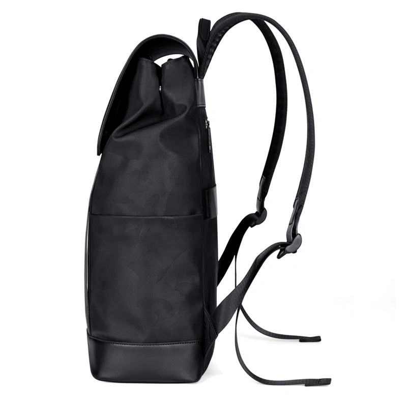 GOLF Backpack Men Black Retro Laptop Backpack 16 inch Slim Nylon Business Office Bags Stylish Man Back Pack Elegant Waterproof 4