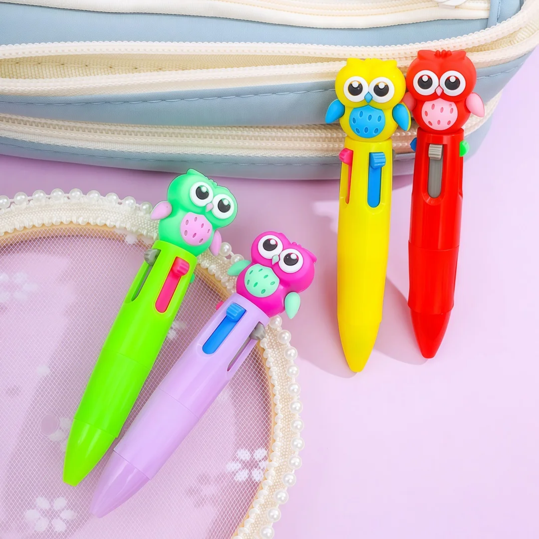 Mini Multi-Color Ballpoint Pen Set - Eco-Friendly and Cute Stationery Gift