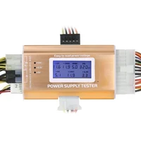 Digital LCD Power Supply Tester Support PC 20/24 Pin 4 PSU ATX BTX ITX SATA HDD Interface Power Measuring Diagnostic Tester Tool 2