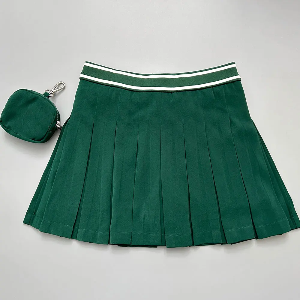 Women's Golf Skirt Gaul Sleeveless T-shirt Set Comfortable Quick Drying