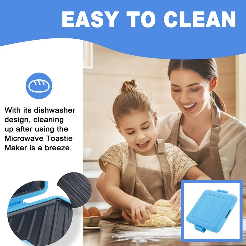TAIGH-Microwave Toastie Maker,Toastie Maker Microwave,Microwave Toaster Sandwich Maker,Microwave Toastie Sandwich Maker