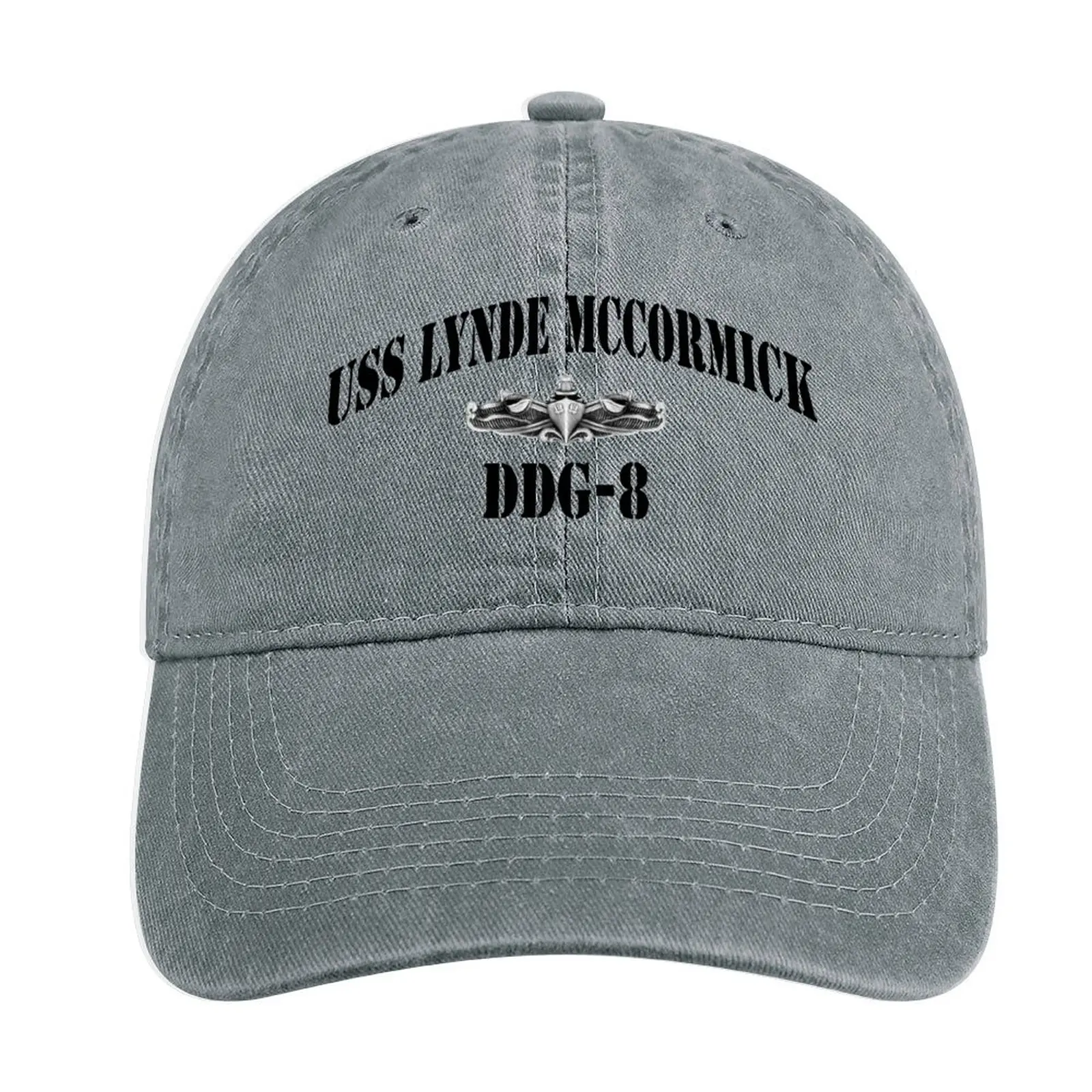 

USS LYNDE MCCORMICK (DDG-8) SHIP'S STORE Cowboy Hat Hat Beach Beach Outing Men Cap Luxury Brand Women'S