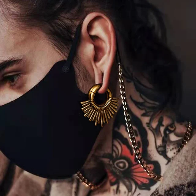 Ear Weights 2PCS 2g Stacked Hoops Hangers Stainless Steel Piercing