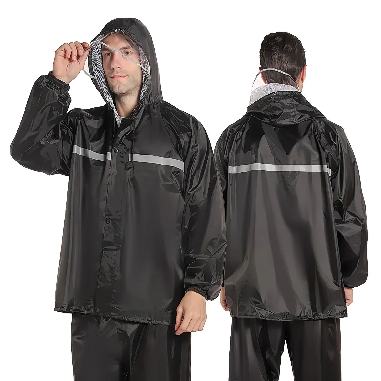 

Raincoat Rain Suit Rain Jacket And Trousers Raincoat For Women Men Boys Girls