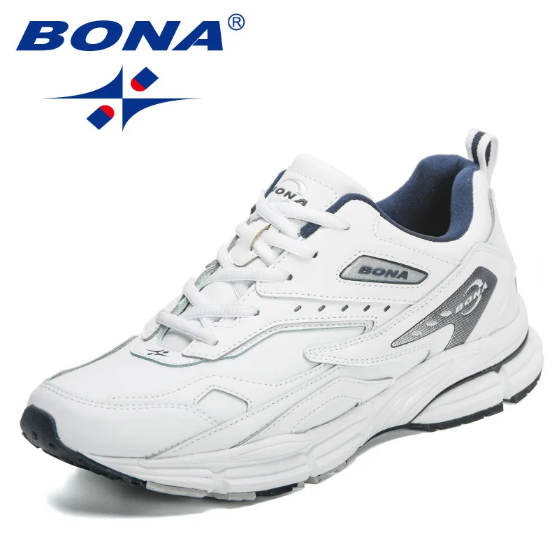 BONA 2022 New Designers Classics Running Shoes Men Brand Breathable Trainers Jogging Shoes Sports Mansculino Zapatillas Hombre