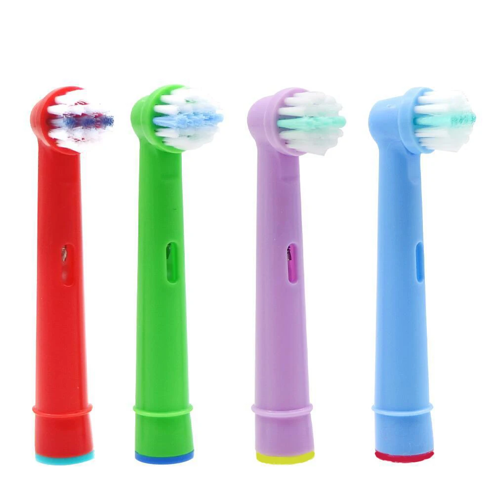 24Pcs Replacement Kids Children Tooth Brush Heads For Oral-B Electric Toothbrush Fit Advance Power/3D Excel/Triumph/Pro