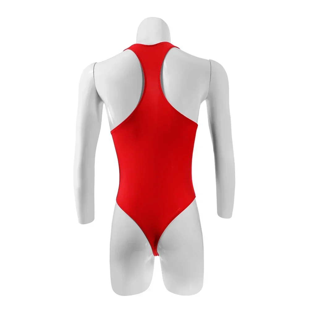 Mens Ice Silk Bodysuit Backless Singlet Jockstrap Bulge Thong Sleeveless Breathable Jumpsuit Elasticity Intimates Underwear men bodysuits
