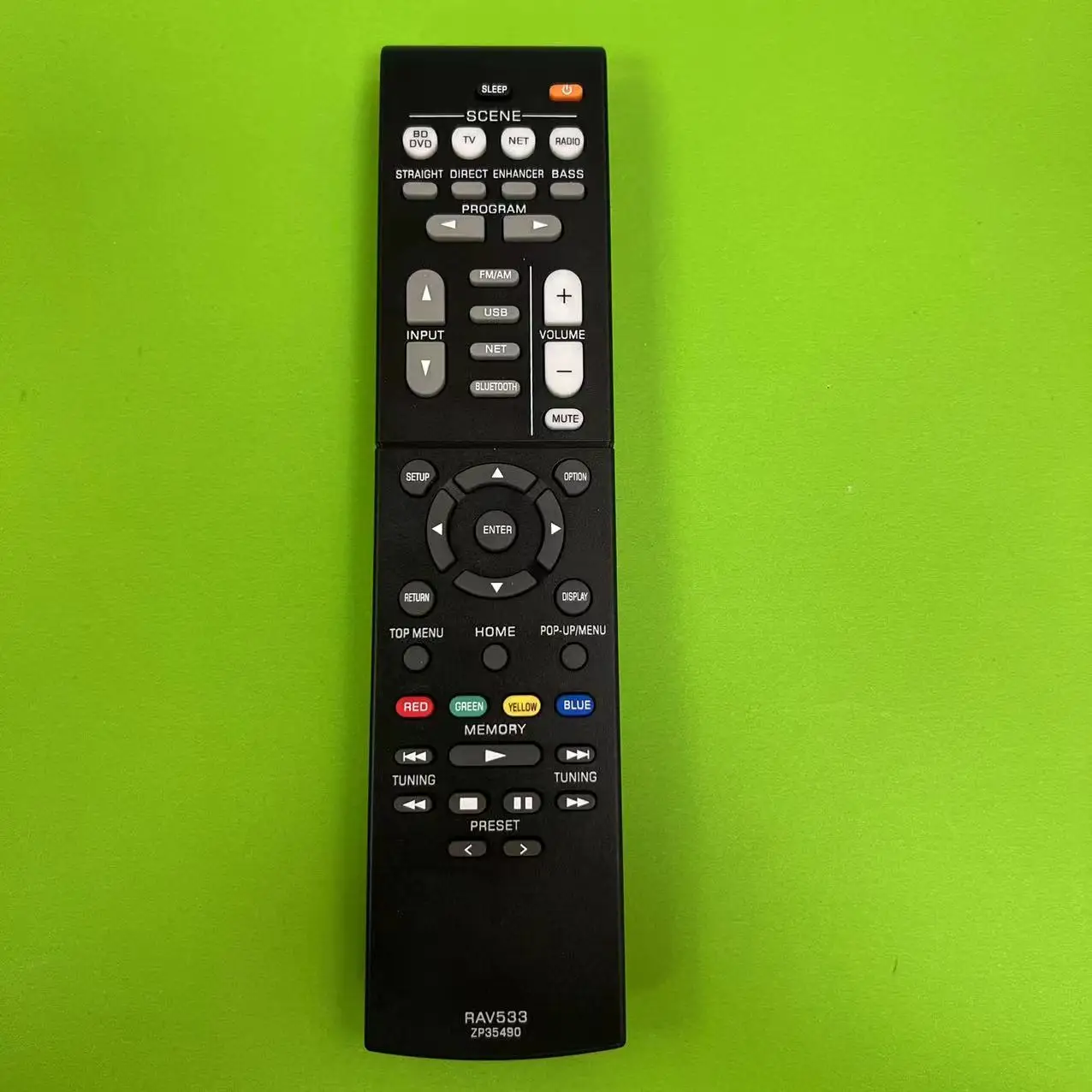新しい RAV533 ZP35490 リモコンヤマハ RX-V4 RAV531 RAV532 RAV534 RX