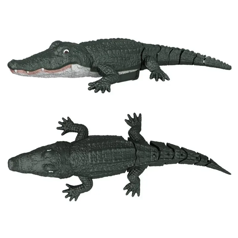RC Boat Ship Toy Simulation Crocodile Head 2.4G Remote Control Joke Alligator Decoy Electric Toys Summer Water Spoof Toys Gift 5