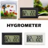 Mini Digital Embedded Temperature Humidity Meter LCD Indoor Convenient Temperature Sensor Left And Right Screens 50~110 Degree 1