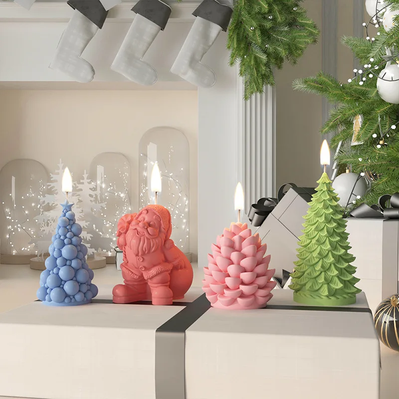 Weihnachts-Elch Silikonform Für Kerzen & DIY – 3D Gießform Aus Flexiblem Silikon | Ideal Für Duftkerzen, Seifen, Harz | Wiederverwendbar
