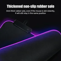 HD Printing Game F-Fortnite Mouse Pad RGB LED Light Non-Slip Rubber Mousepad Office PC E-sports Gaming Best Price Anime Desk Mat - Image 5