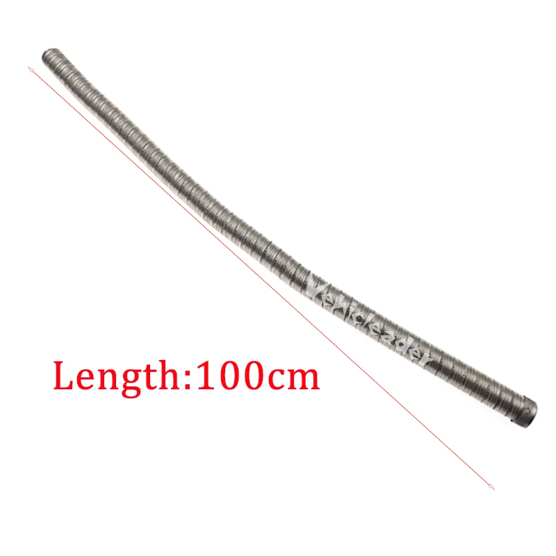 100cm 24mm Dual-layer Car Heater Exhaust Pipe Stainless Steel For Webasto Eberspacher Air Diesel Heater Exhaust Hose Tube Line