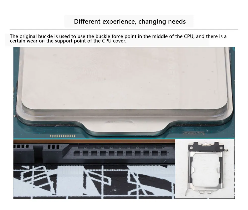 Fixação Fivela LGA1700 1800 Fivela Fix Substituto CNC alumínio