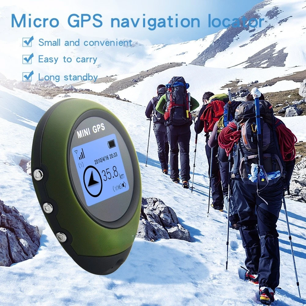 Mini Hand-held keychain GPS Finder mini GPS tracker without sim card for Outdoor Sport/Travel vehicle tracker