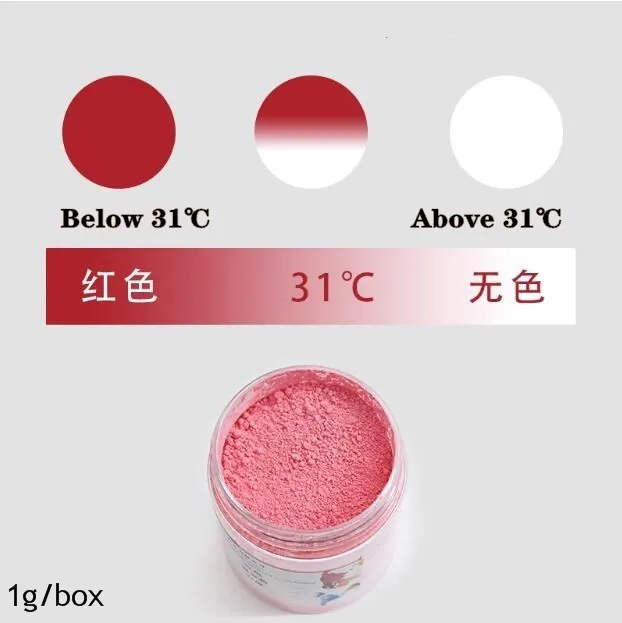 Nail Powder Nail Glitter Nail Pigment Nail Decoration Nail Decorations 12colors 31℃ Temperature Color Change Nail Powder Nail Glitter Powder Pigment Manicure Tips Decoration