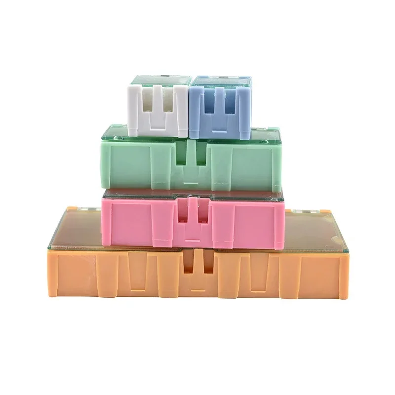1-10pcs Mini Storage Box IC Electronic Component Container Case SMD Element Parts Boxes Resistance Capacitance Storage Cases parts storage box storage organizer box parts organizer
