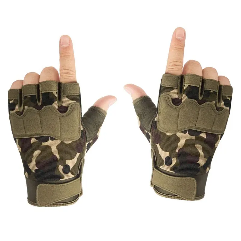 

Outdoor Tactical Gloves Airsoft Sport Gloves Half Finger Military Men Women Combat Shooting Hunting Fitness Fingerless Gloves