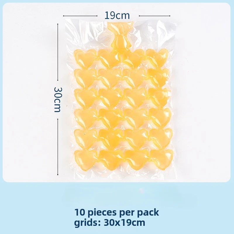 Disposable Transparent Plastic Grid Ice Cube Bag Ice Packaging Bags Household Make Cube Freezer mold Food grade Ice cube mold