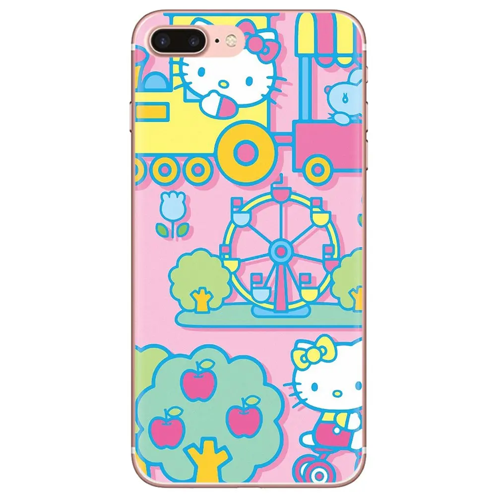 Cartoon Cute Pink hello Kitty Art Pattern TPU Shell Case For Meizu M6 M5 M6S M5S M2 M3 M3S NOTE MX6 M6t 6 5 Pro Plus U20 best meizu phone cases Cases For Meizu