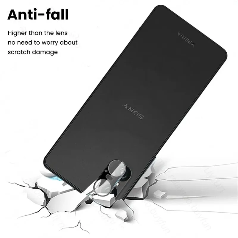 Premium Tempered Glass Full Cover Camera Lens Protector