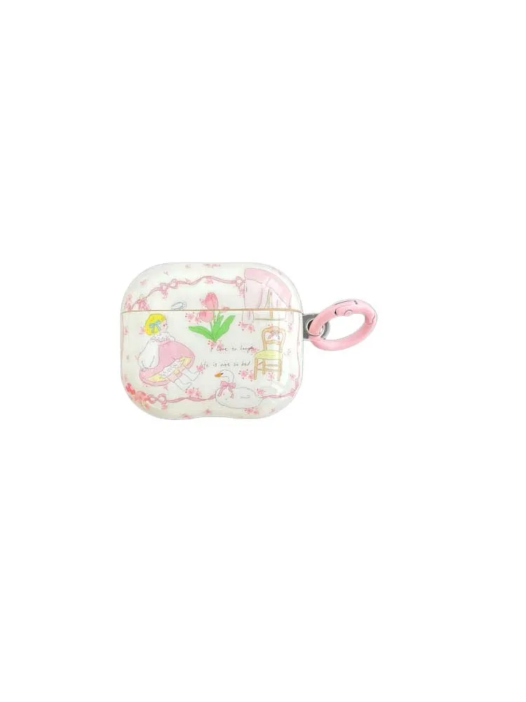 Butterfly Girl Headset Case For Airpods