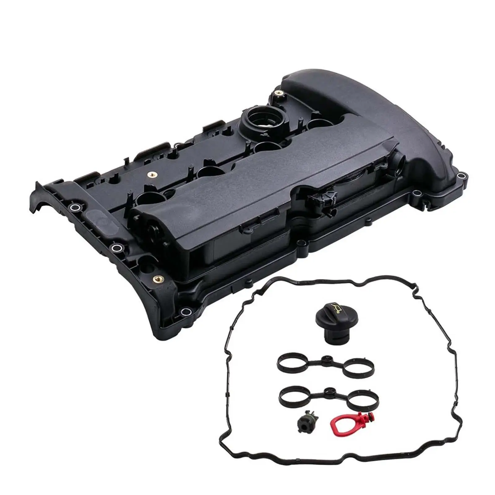 

Engine Cylinder Head Valve Cover Gasket, Easy Installation, Engine Camshaft Rocker Cover, 11127646555 for S Jcw 1.6L Refitting